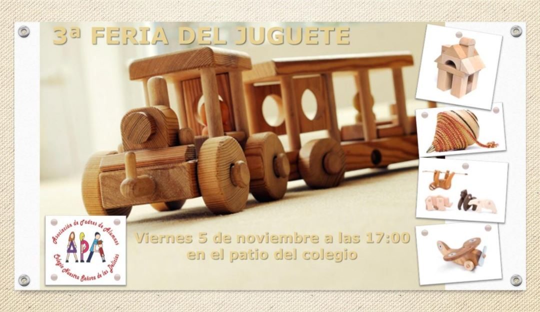 3ª Feria del juguete 5 noviembre 17:00