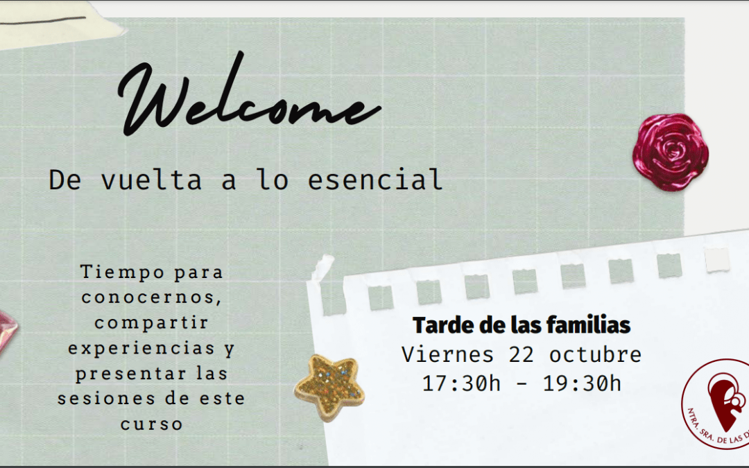 Tarde de las familias22 OCTUBRE 17:30