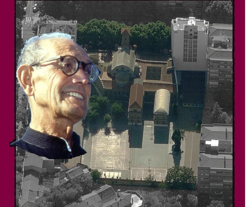 El padre Tomás Morales en nuestro Colegio.