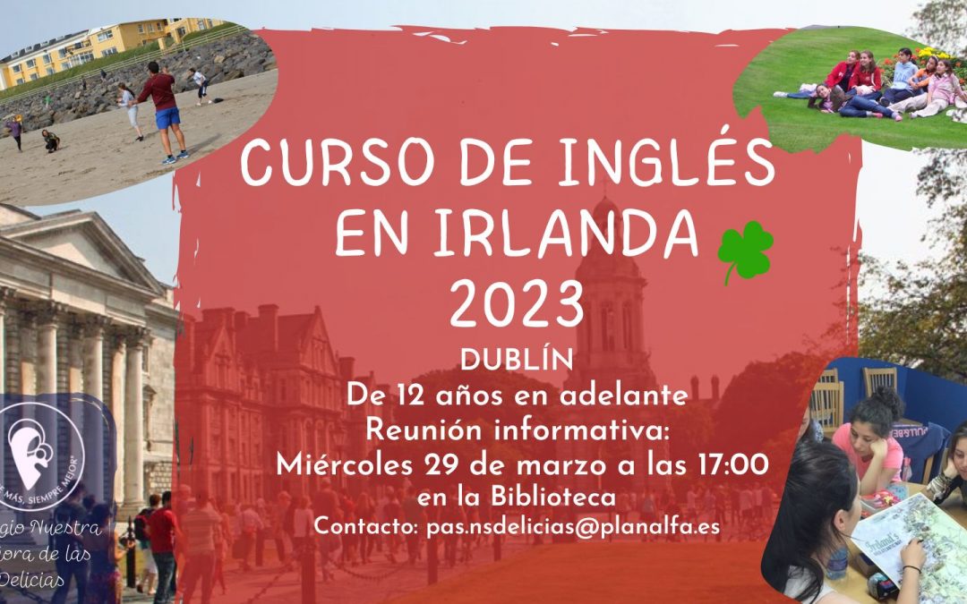 CURSO DE INGLÉS EN IRLANDA 2023