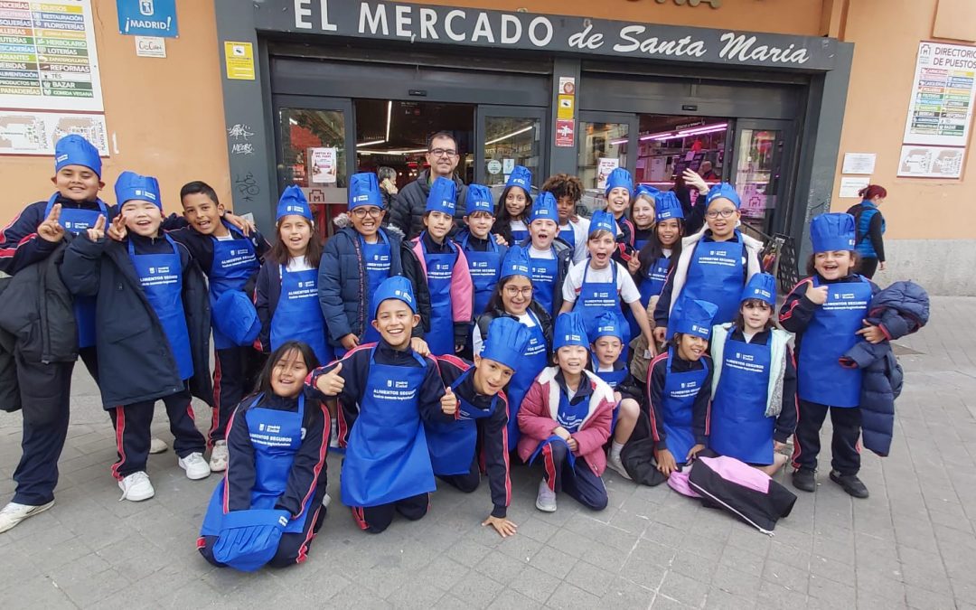 Visita al mercado Sta. Mª de la Cabeza4º de primaria